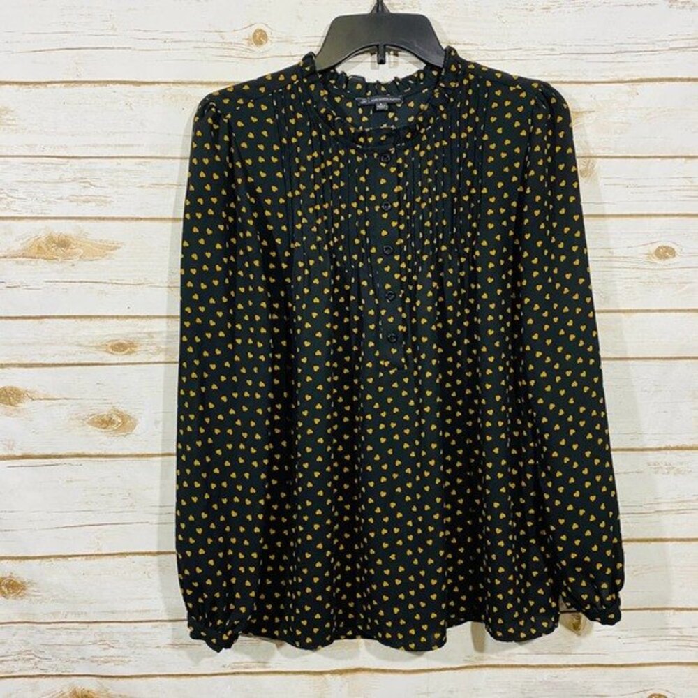 Adrianna Papell‎ women's long sleeve Button Top S